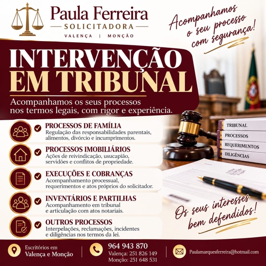 Acompanham processos em tribunal?