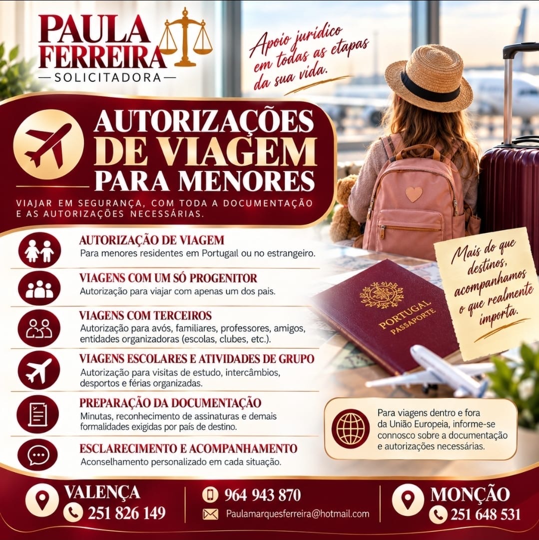 Que documentos são precisos para uma viagem escolar ou de grupo?